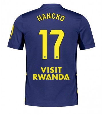 Atletico Madrid David Hancko #17 Udebanetrøje 2025-26 Kortærmet